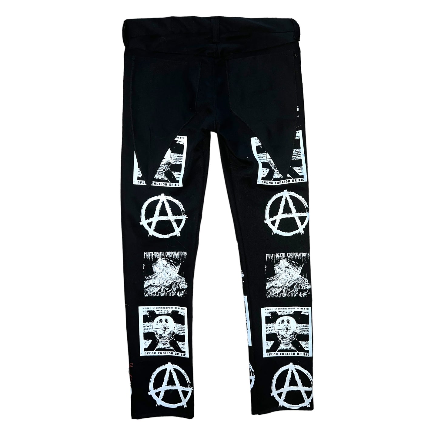 Anarchy black denim pants