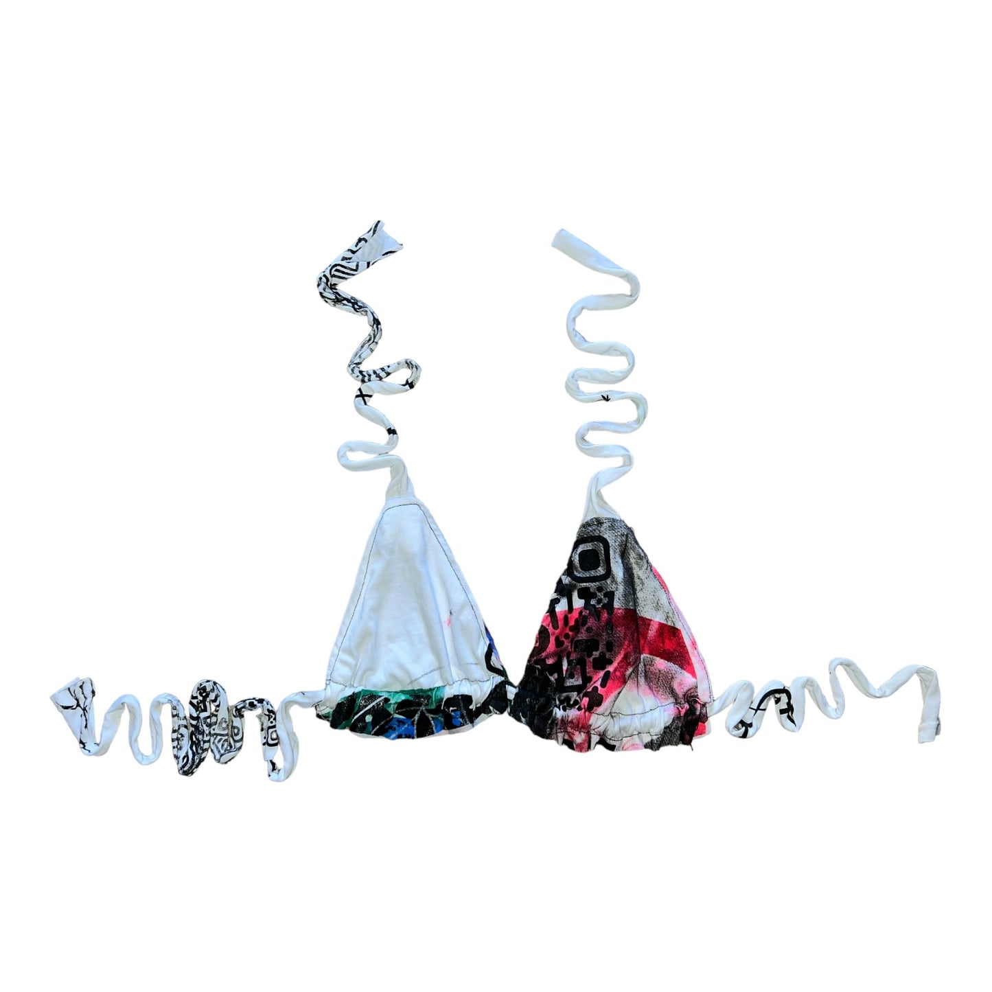 Reversible punk bikini top
