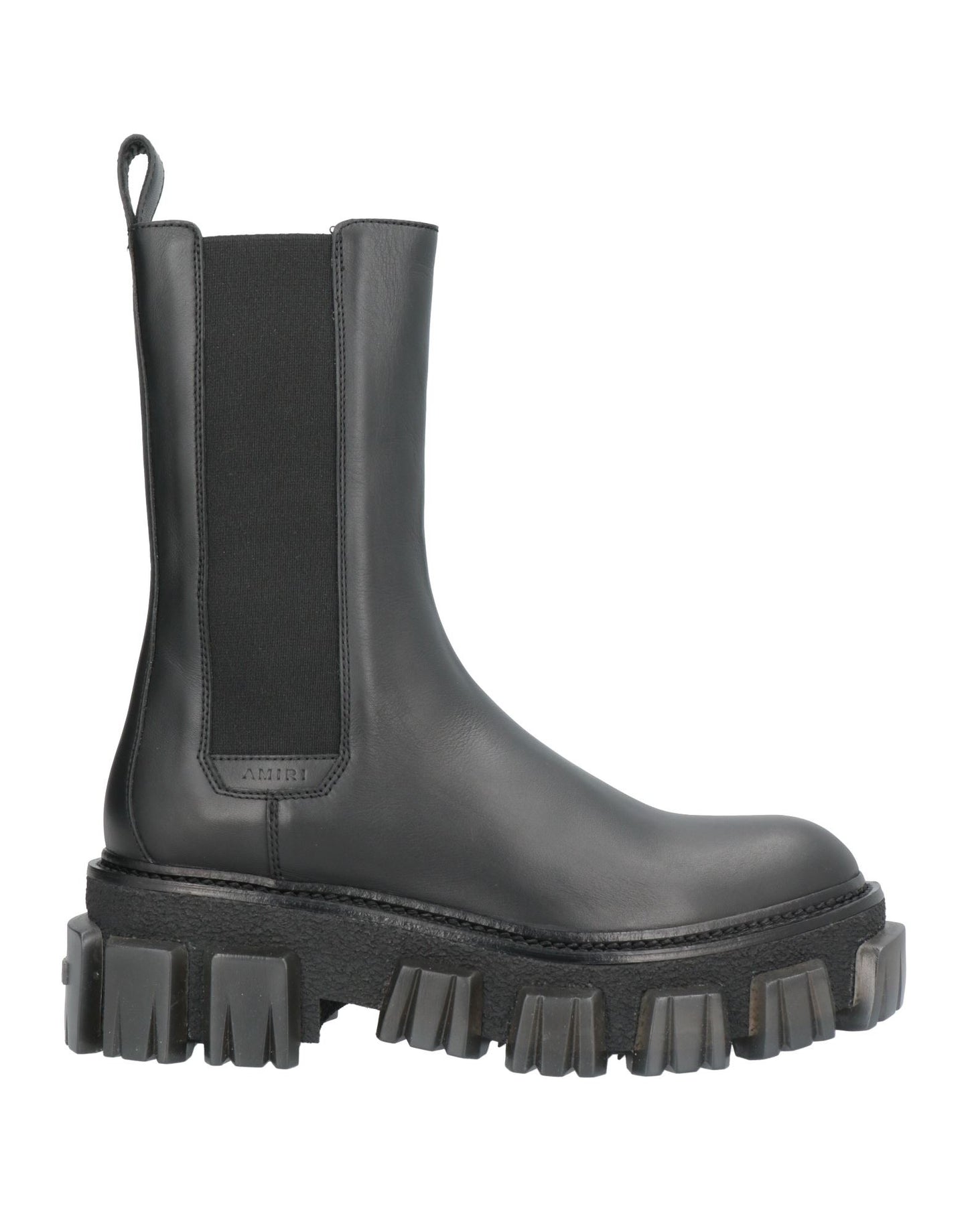 AMIRI Black crepe lug combat boots