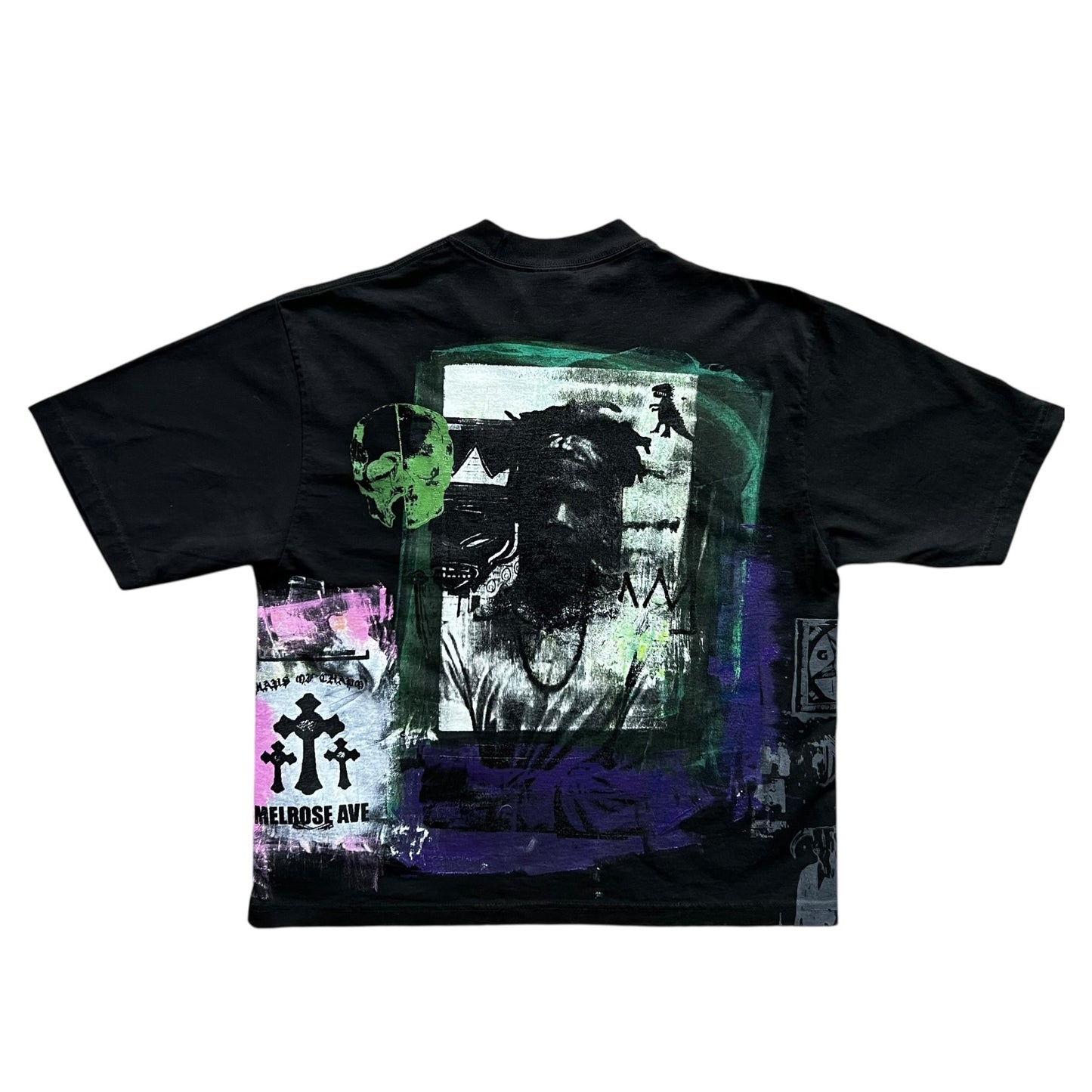 Mk-Ultra Oversize Boxy cropped tee