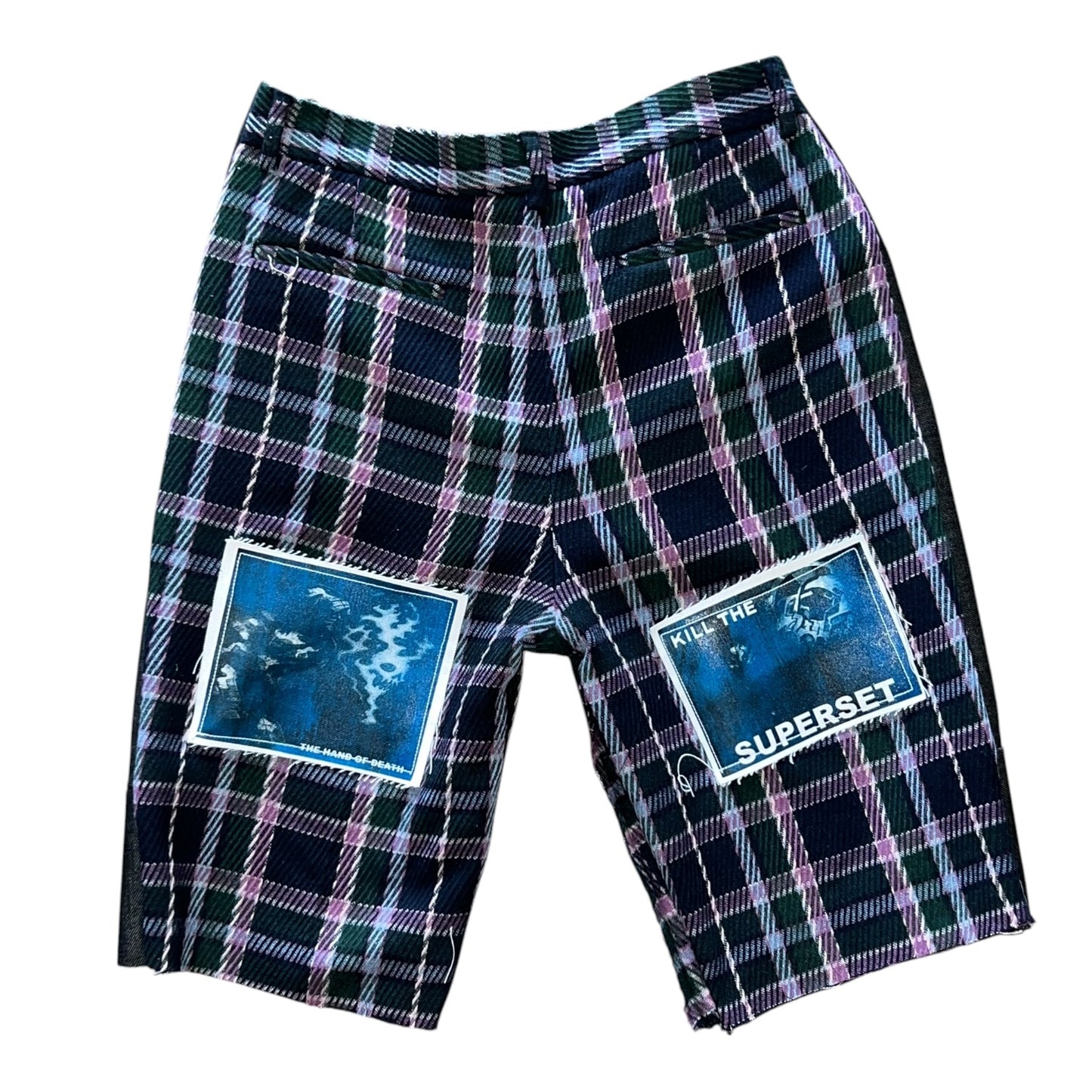 Blueprint Plaid Patched Jorts 1/1