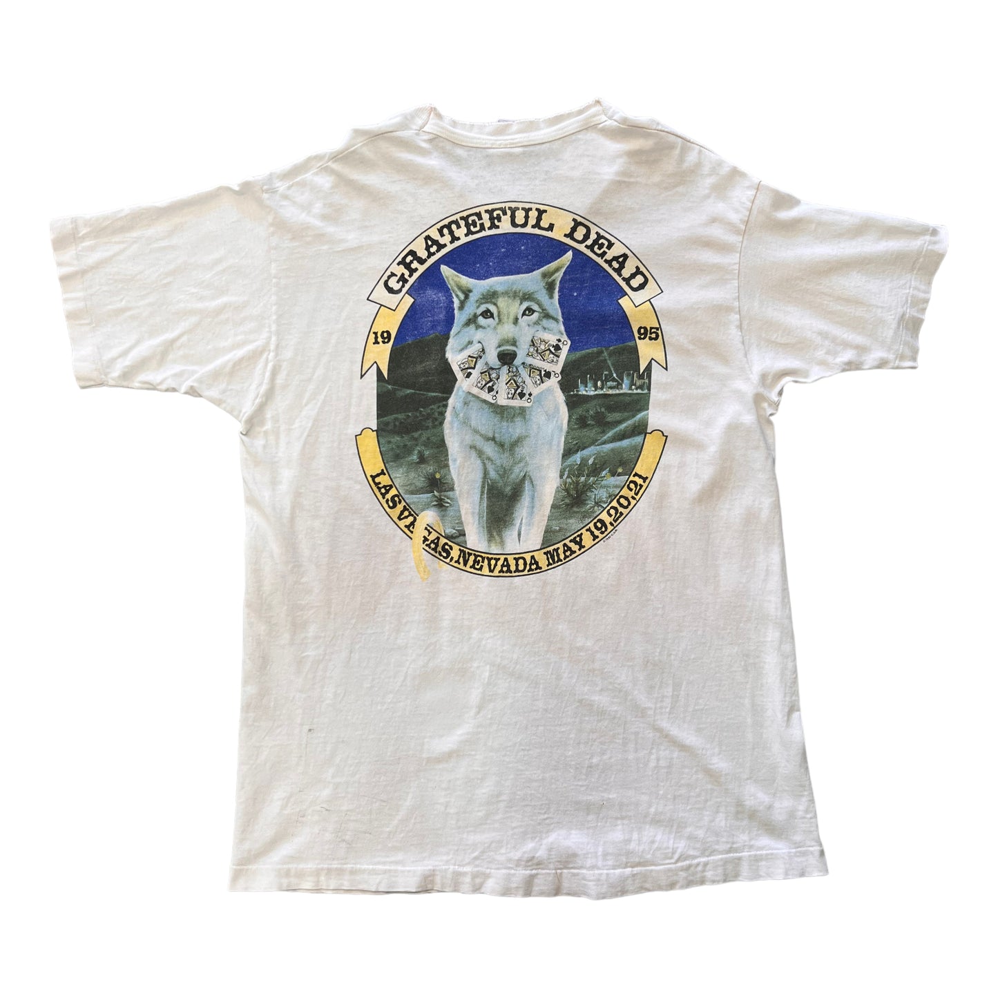 1995 GRATEFUL DEAD Las Vegas vintage band tee