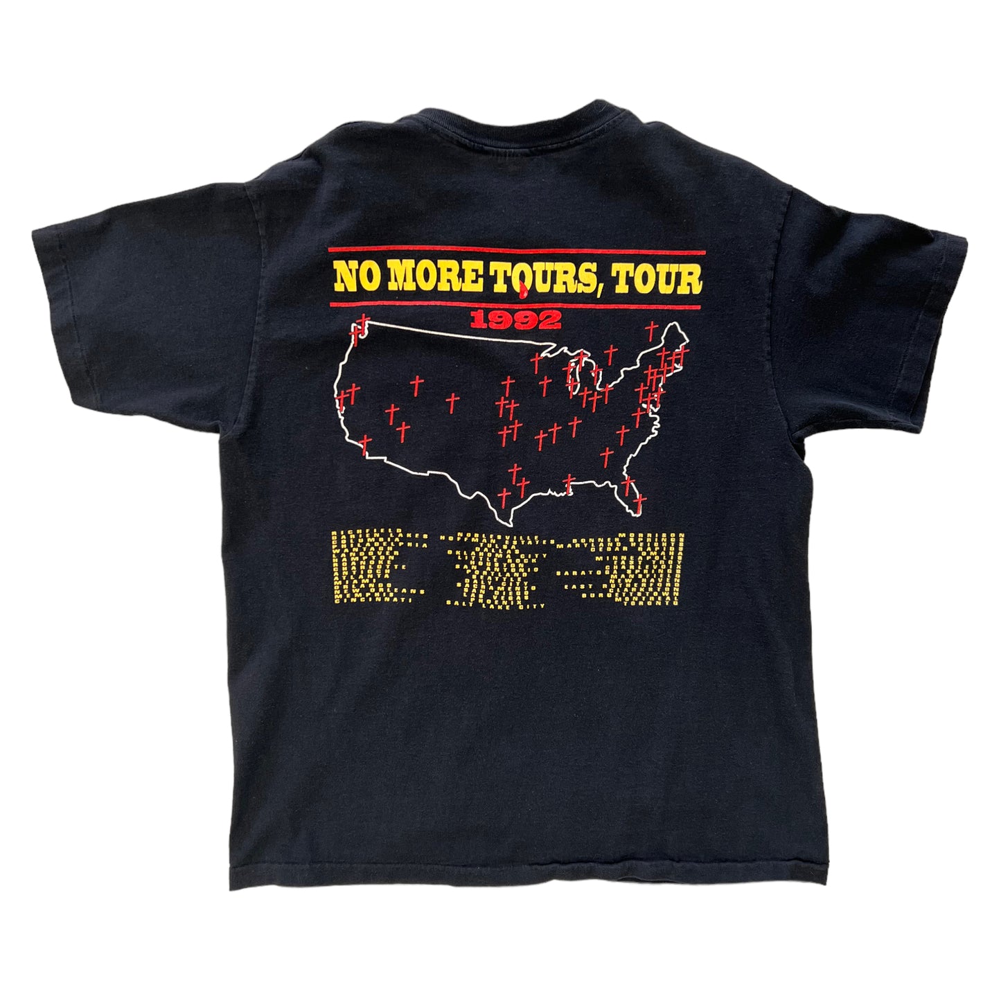 1991 Ozzy Osbourne no more tours tour shirt