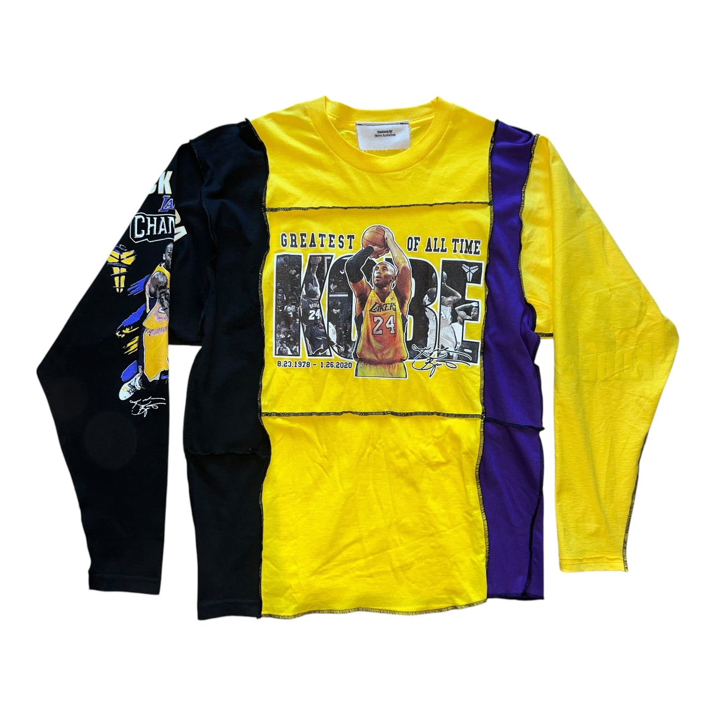 Lakers Kobe reconstructed long sleeve 1/1