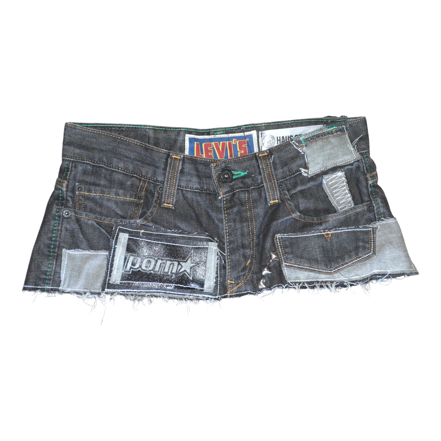 Porn Star Mini Denim Skirt