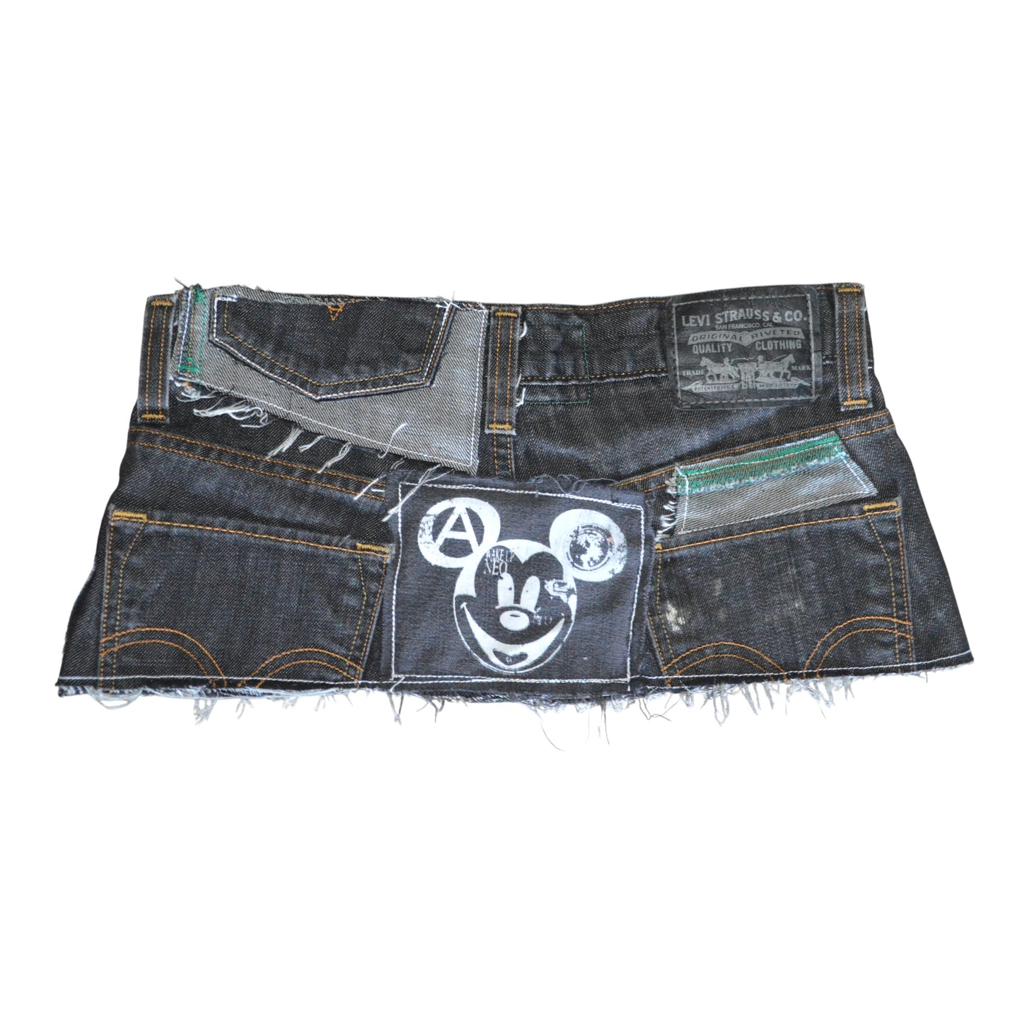 Porn Star Mini Denim Skirt