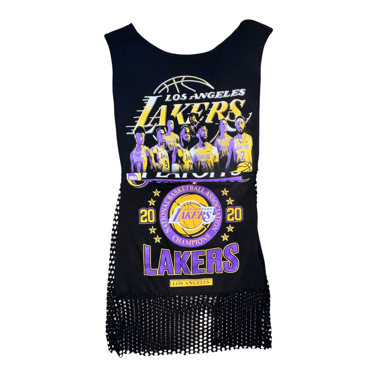 Lakers dress with mesh