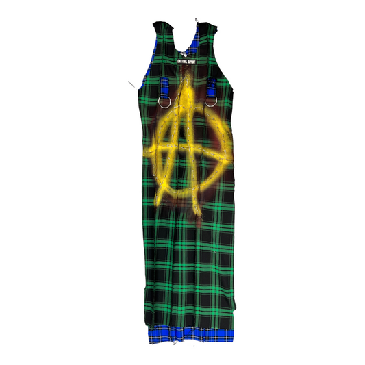 Haus of Chapo Anarchy Plaid dress