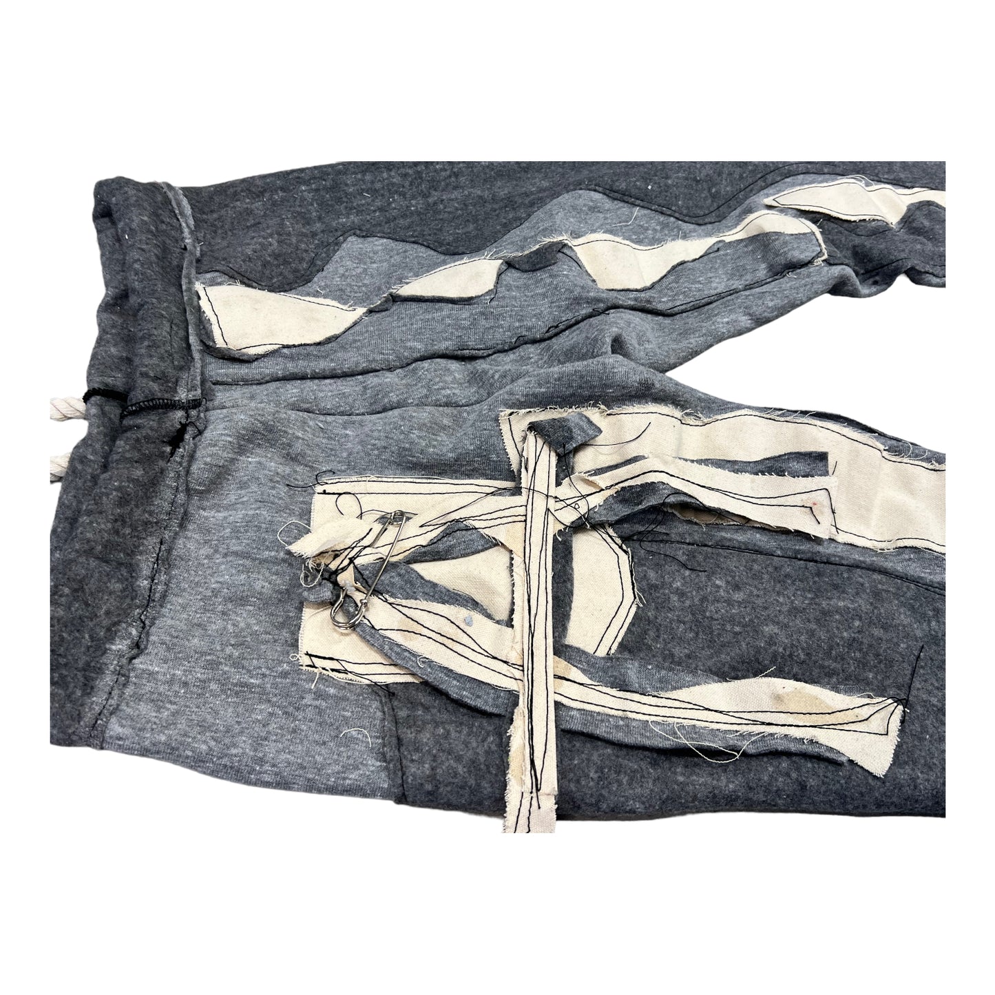 Haus of Chapo "Don't Sweat my canvas" Anarchy knit joggers