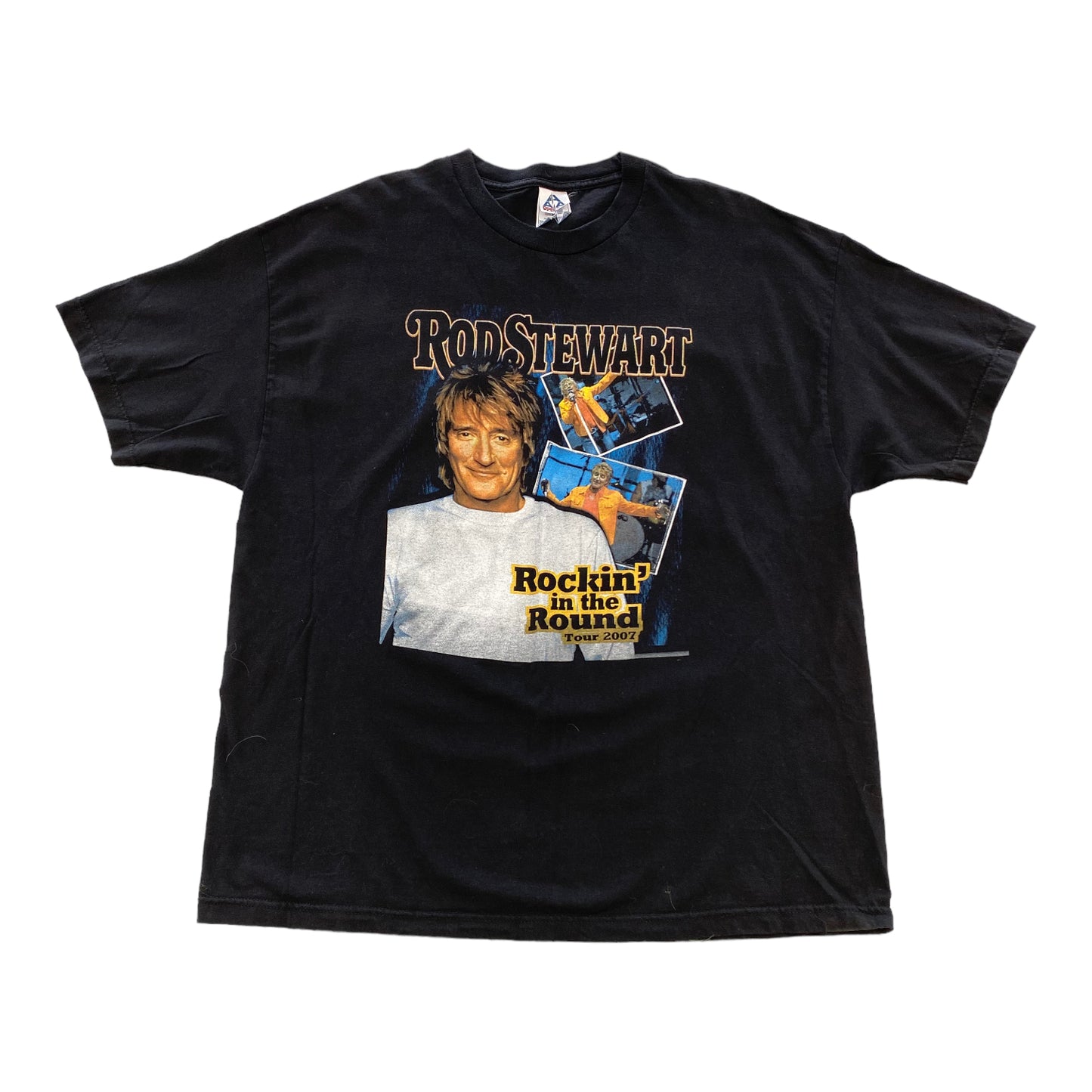 2007 Rod Stewart "Rockin in the Round" Vintage Tour Tee