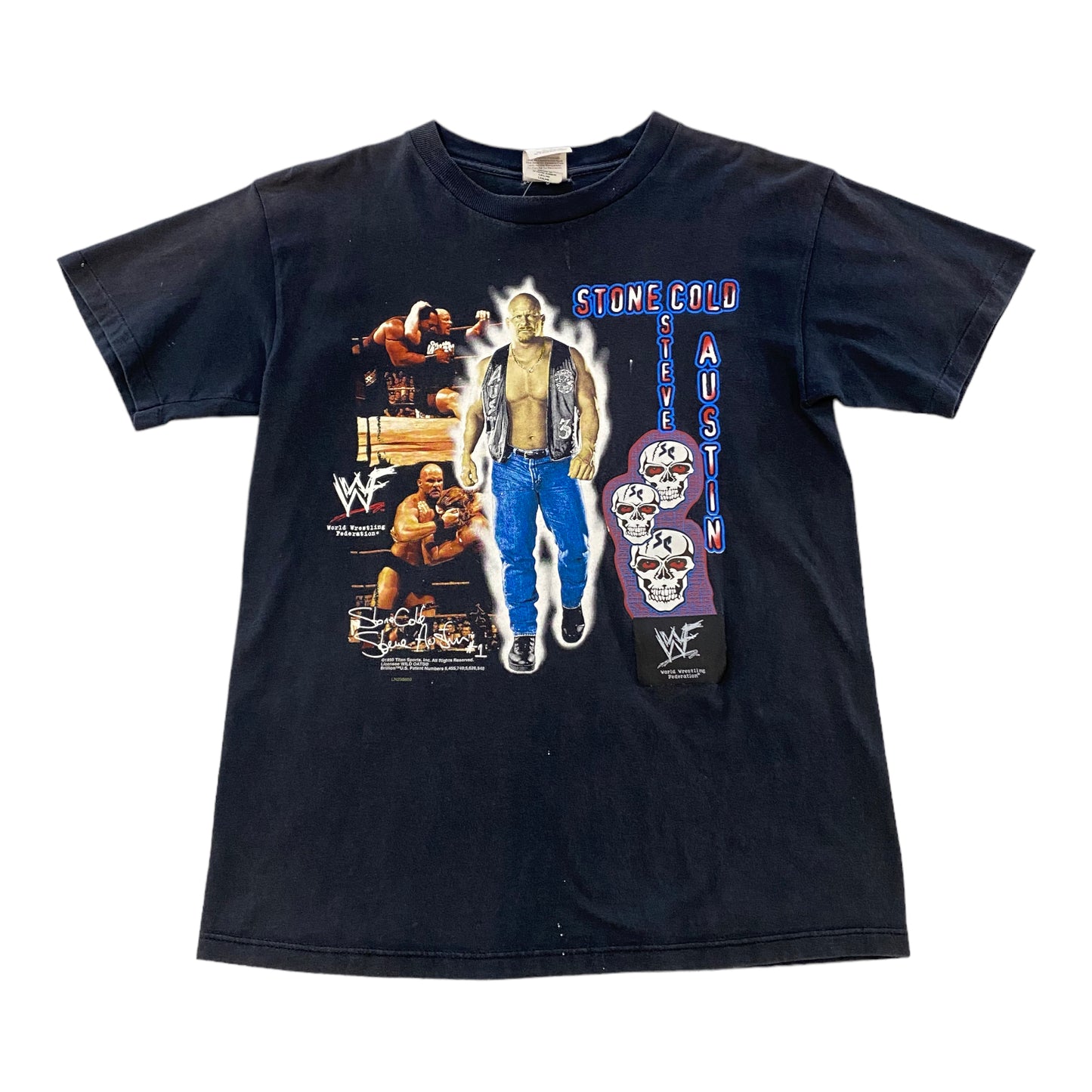 1998 WWF Stonecold Steve Austin Vintage Wrestling Tee