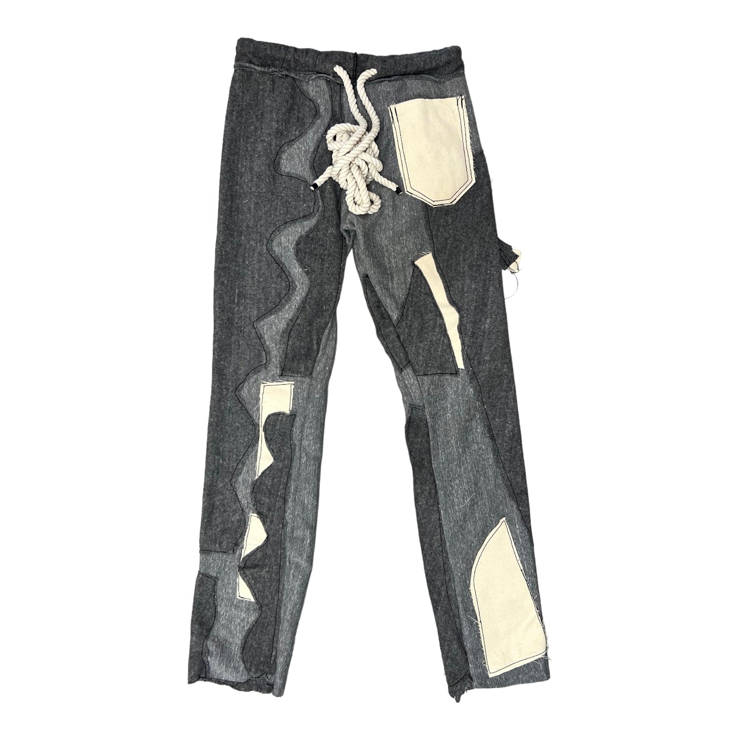 Haus of Chapo "Don't Sweat my canvas" Anarchy knit joggers