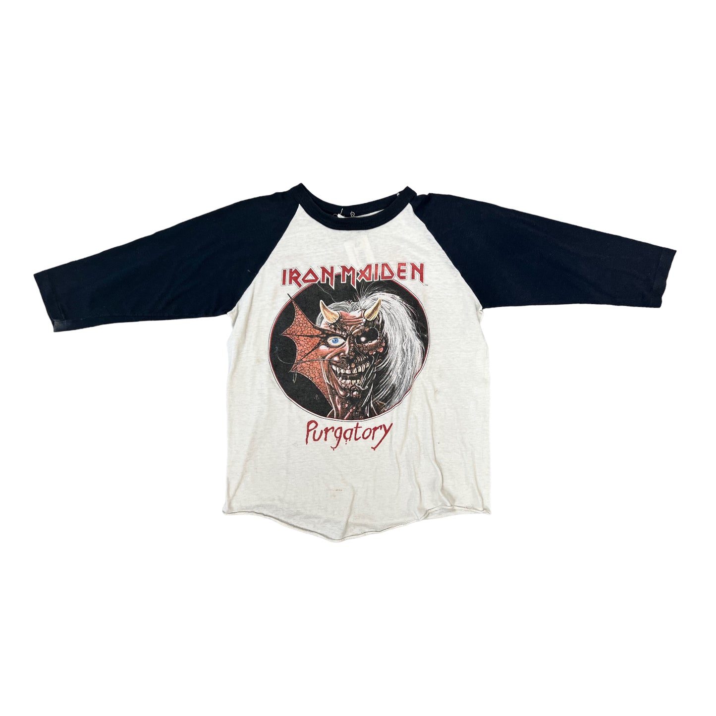 1981 Iron Maiden Purgatory ”Alive in America ” Band Tee