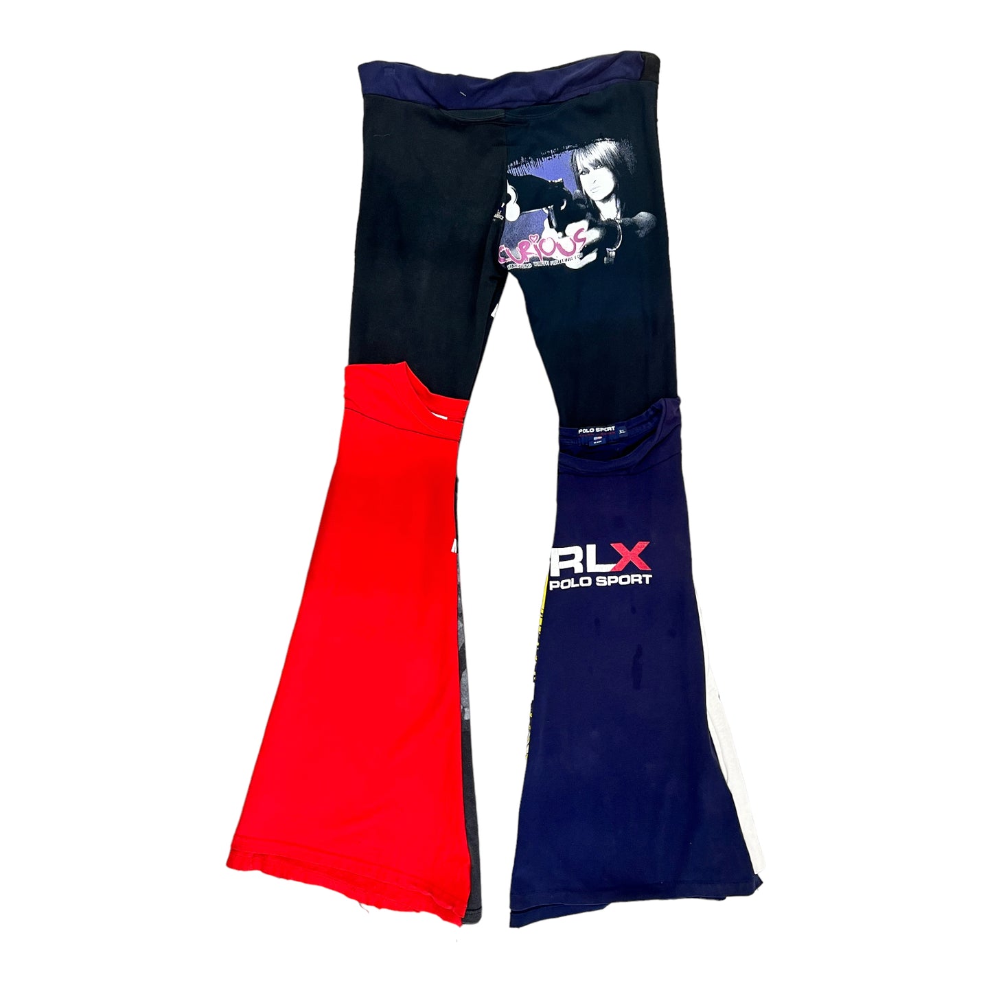 Flared up-cycled Sweatpants 1/1
