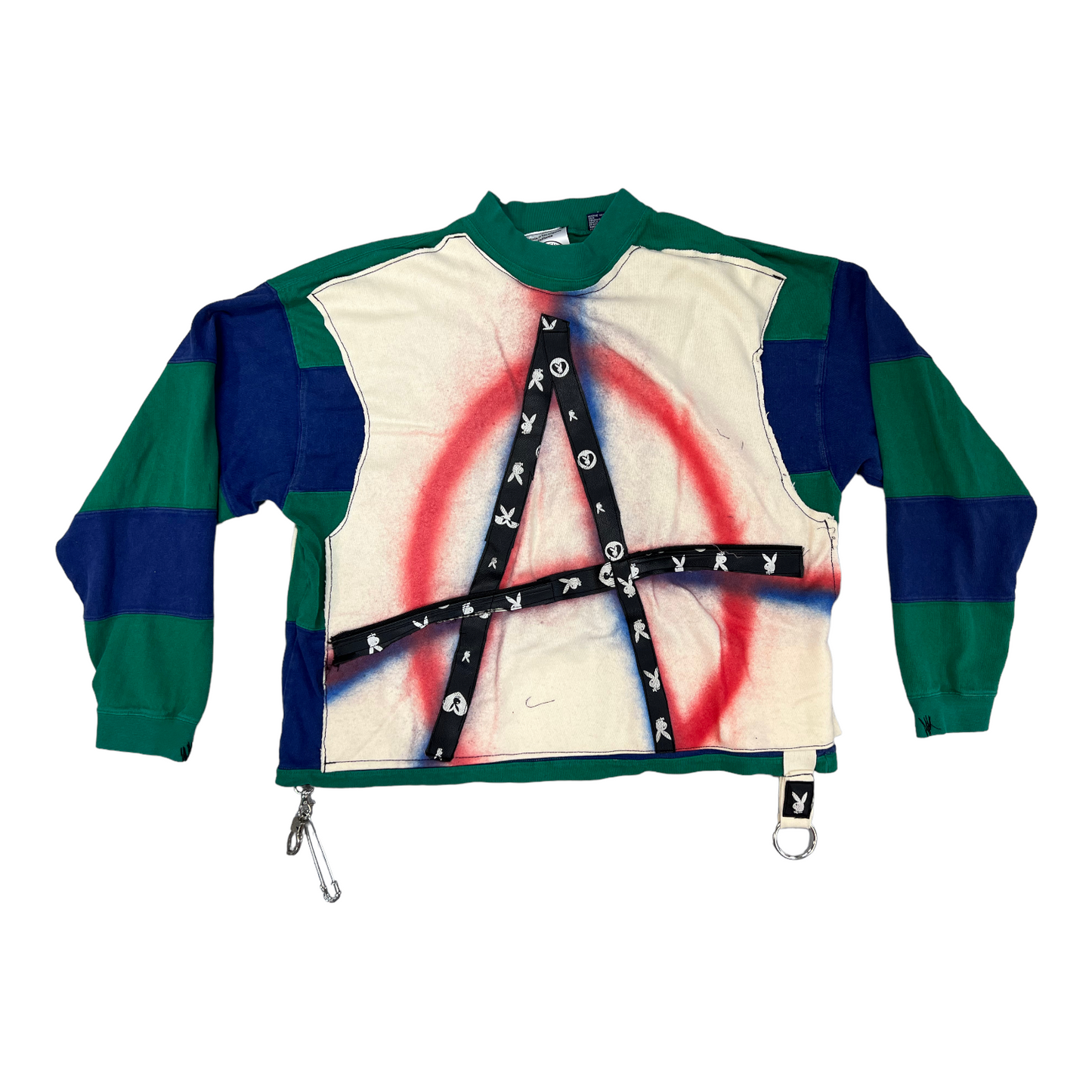 Haus of Chapo x Playboy Striped Anarchy Longsleeve