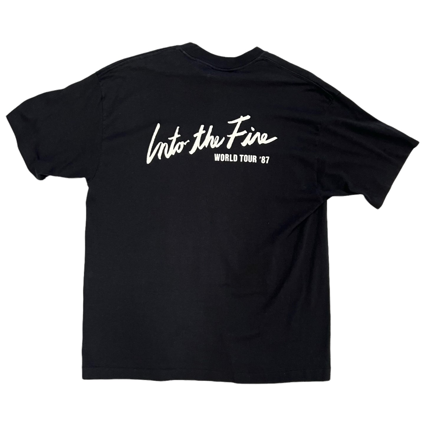 1987 Bryan Adams into the fire WORLD TOUR vintage tee