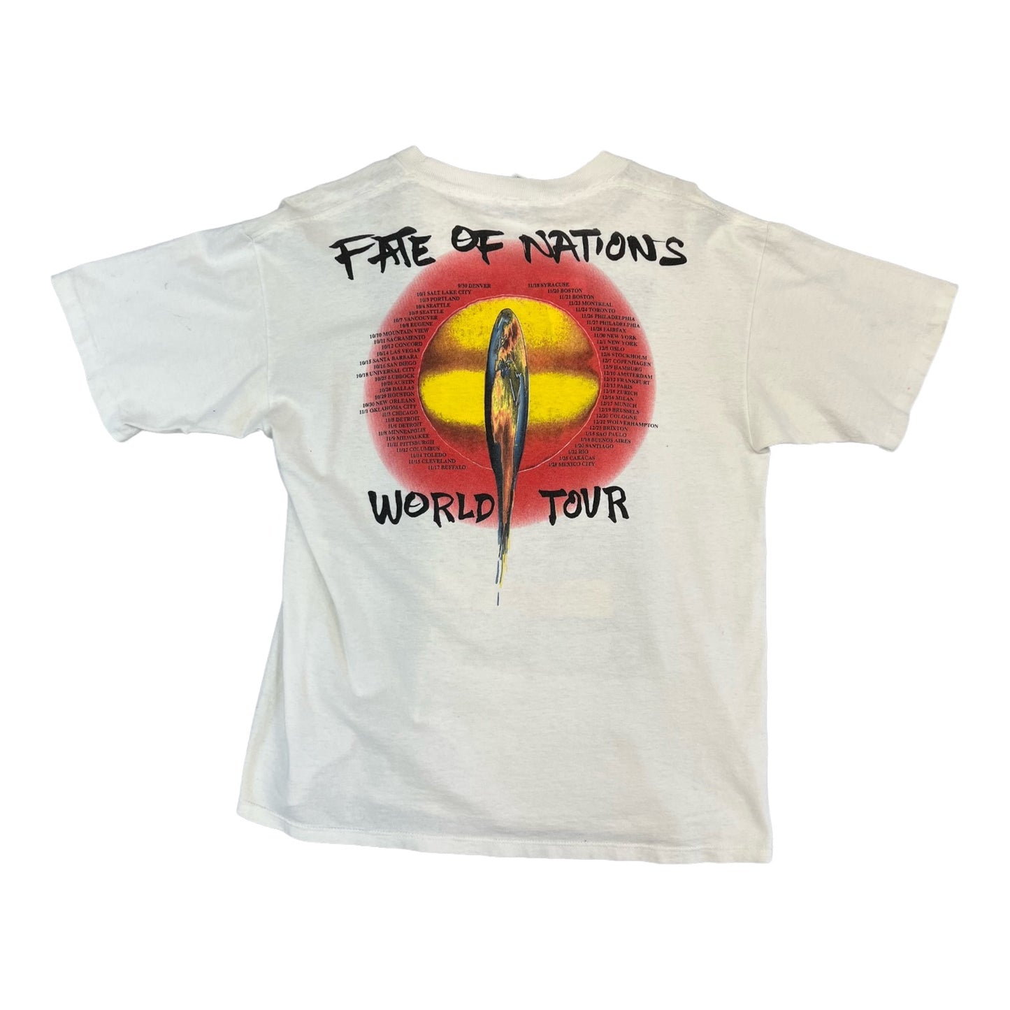 1993 Robert Plant Fate of Nations World Tour Vintage T-shirt
