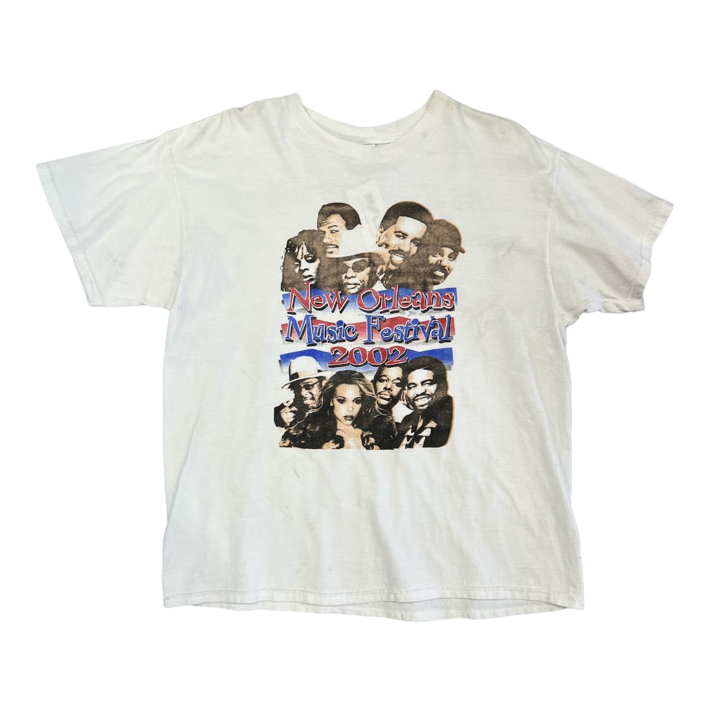 2002 New Orleans music festival hip hop tee