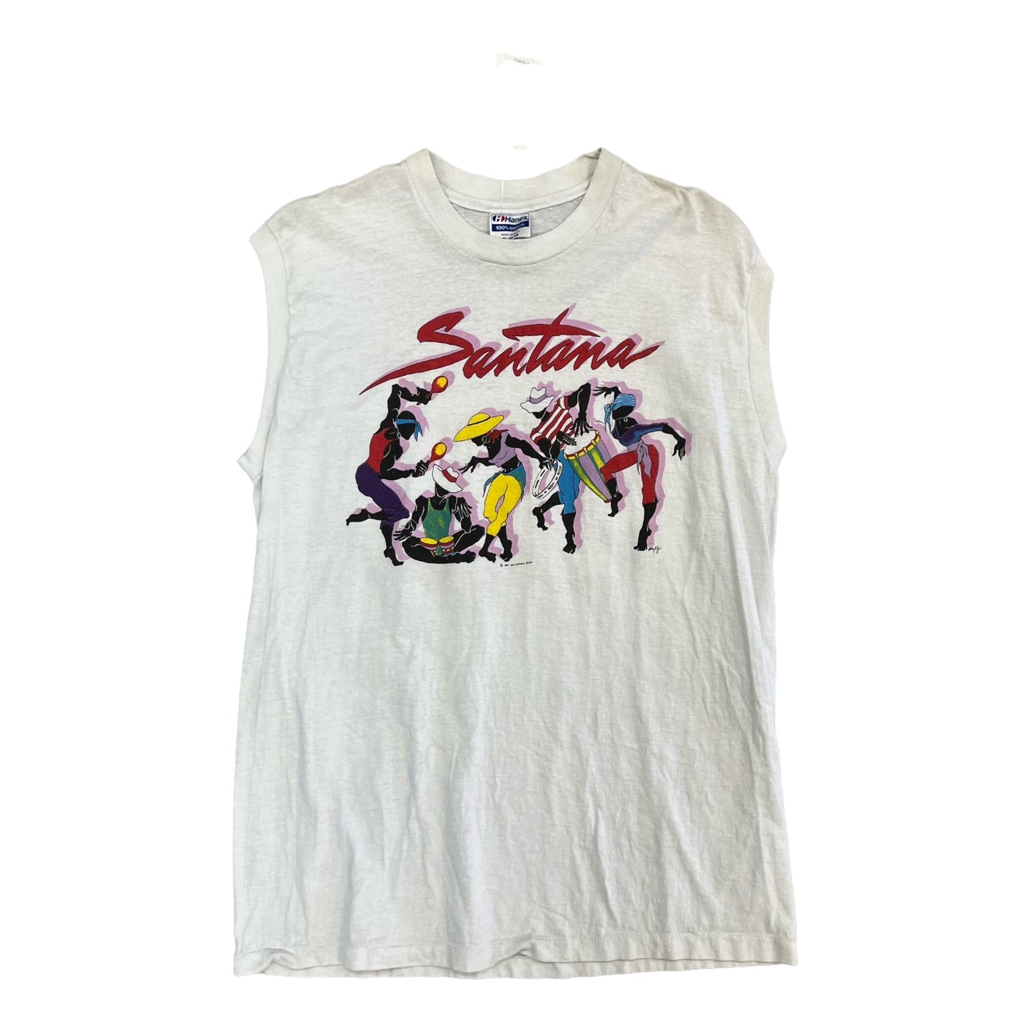 1984 Santana Band Cutoff Tee