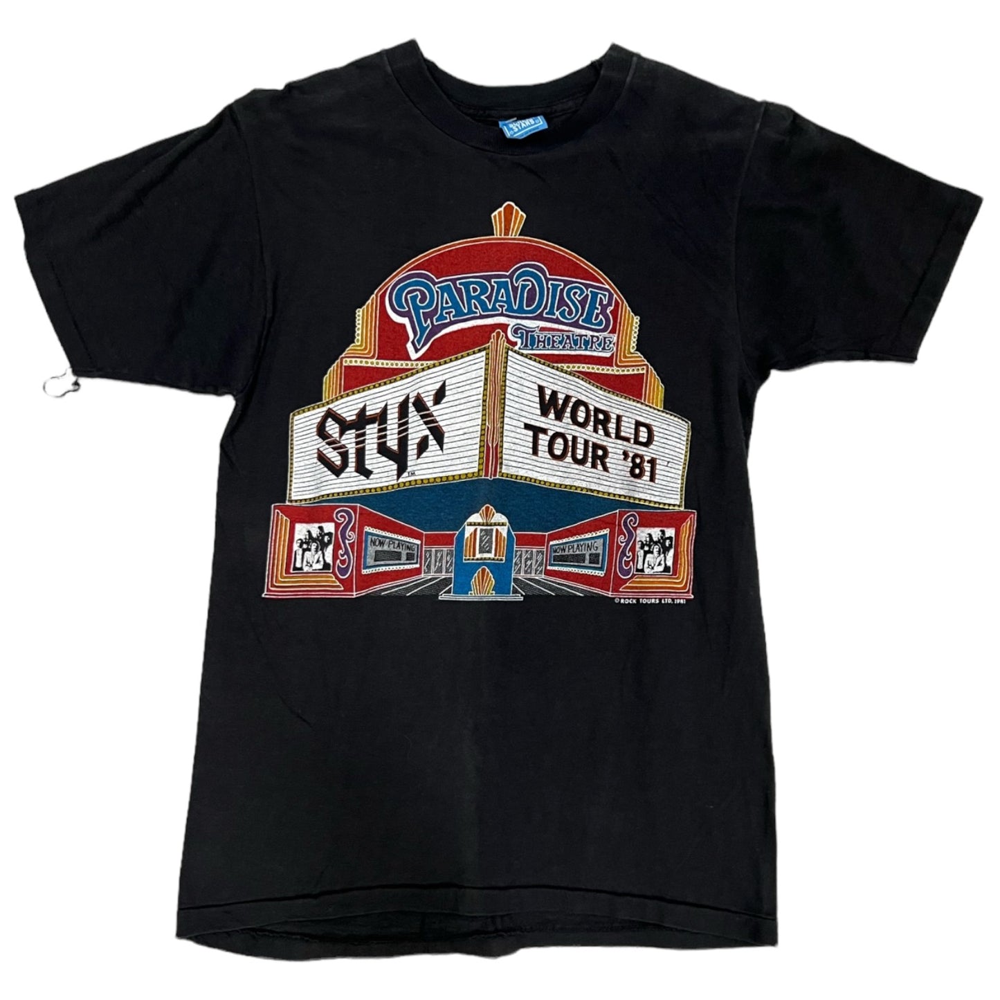 1981 Styx World tour Paradise theatre vintage tee