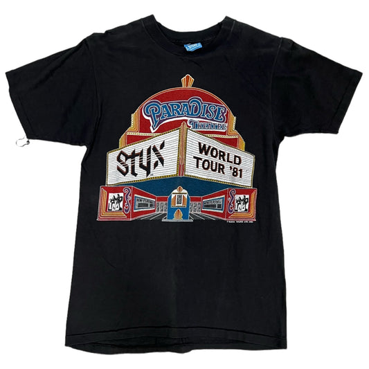 1981 Styx World tour Paradise theatre vintage tee