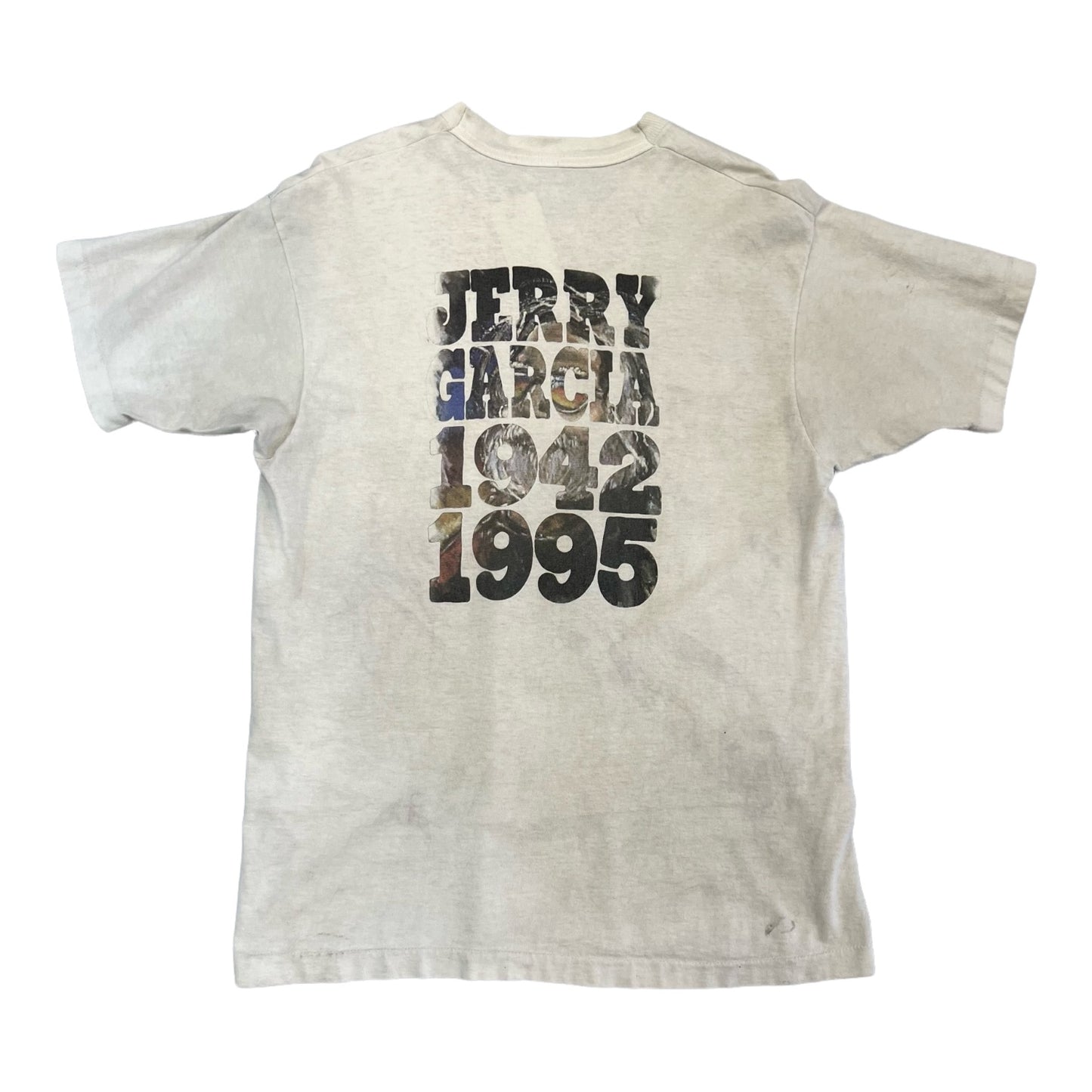 Vintage Jerry Garcia 1942-1995 tribute Graphic Tee