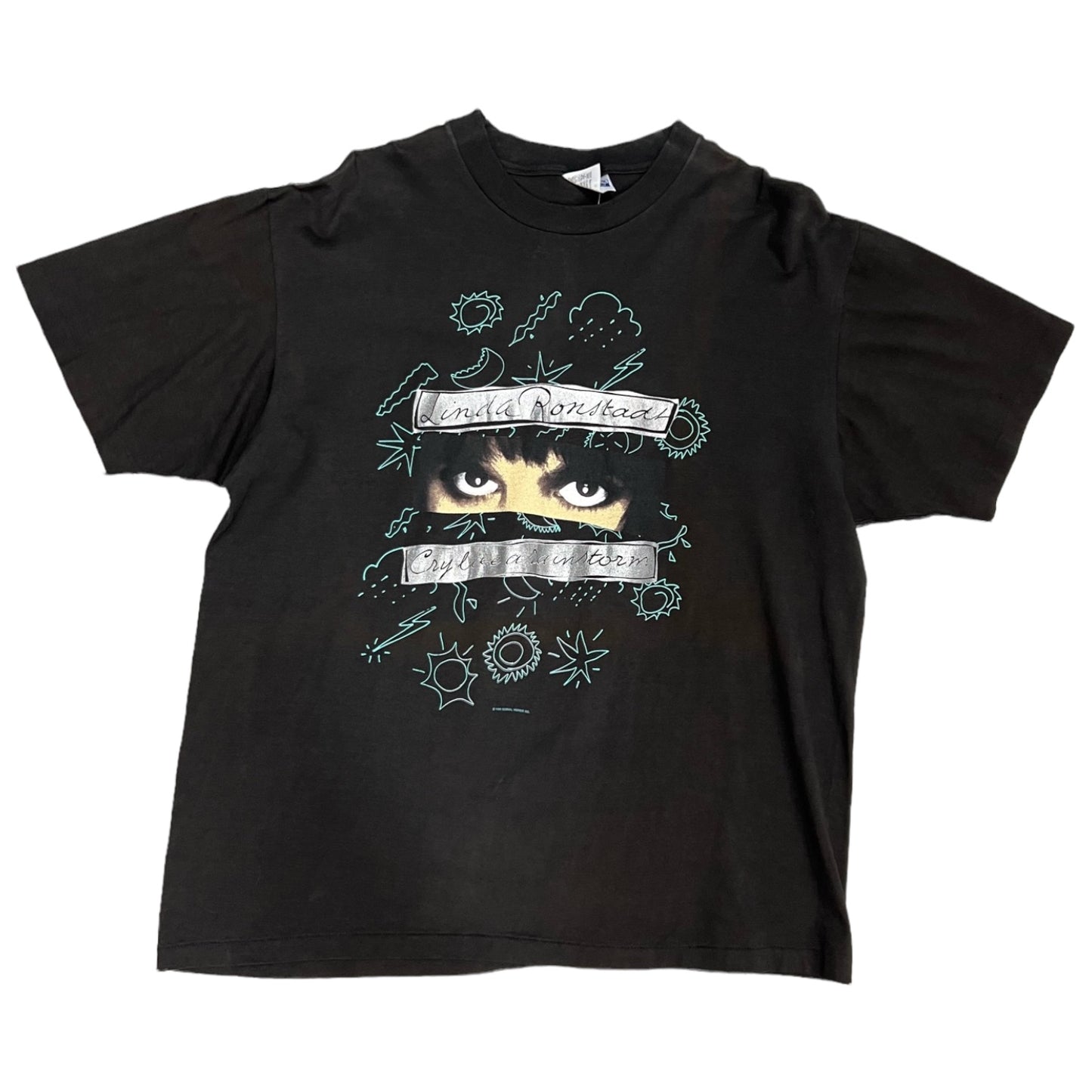 1990 Linda Ronstadt cry like a rainstorm vintage tee