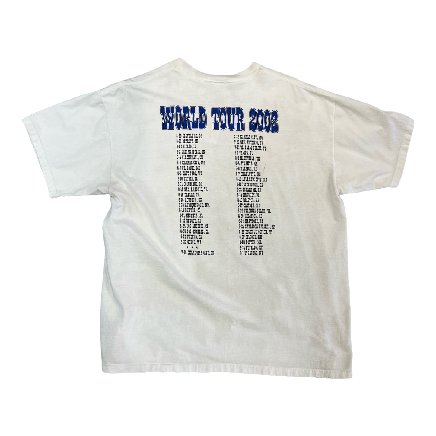2002 David Lee Roth World Tour Rock Tee