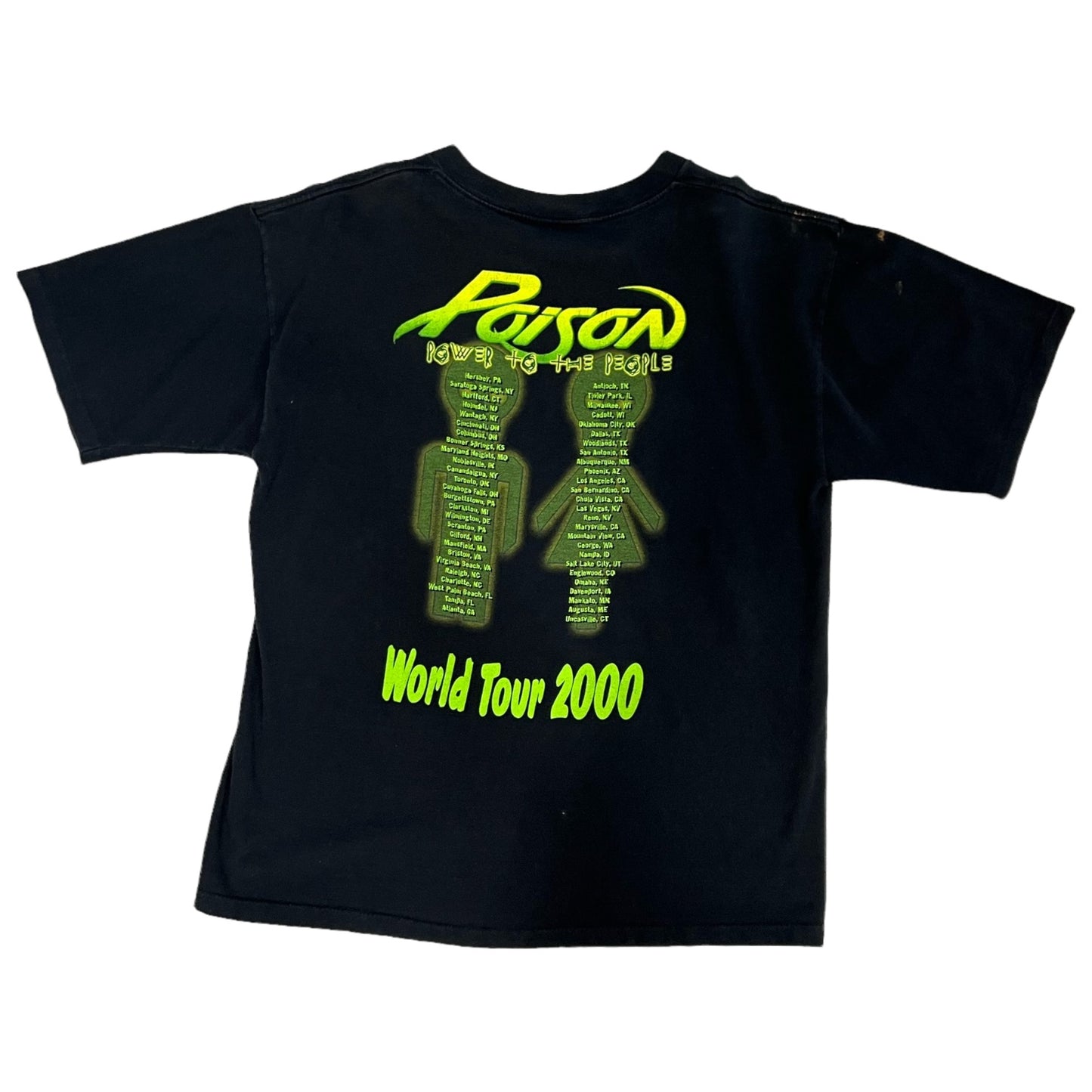 2000’s Poison "Power to the People" vintage Tee