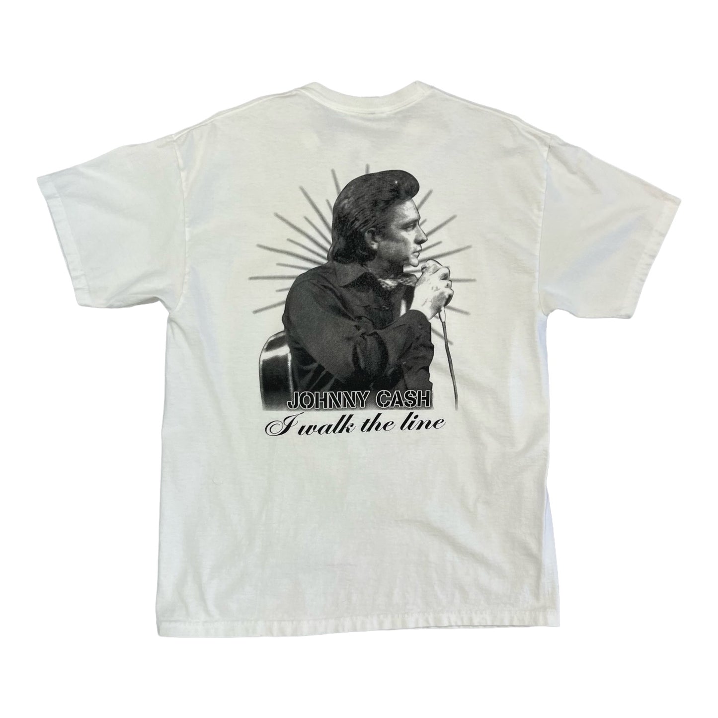 Early 2000’s Johnny cash walk the line tour tee