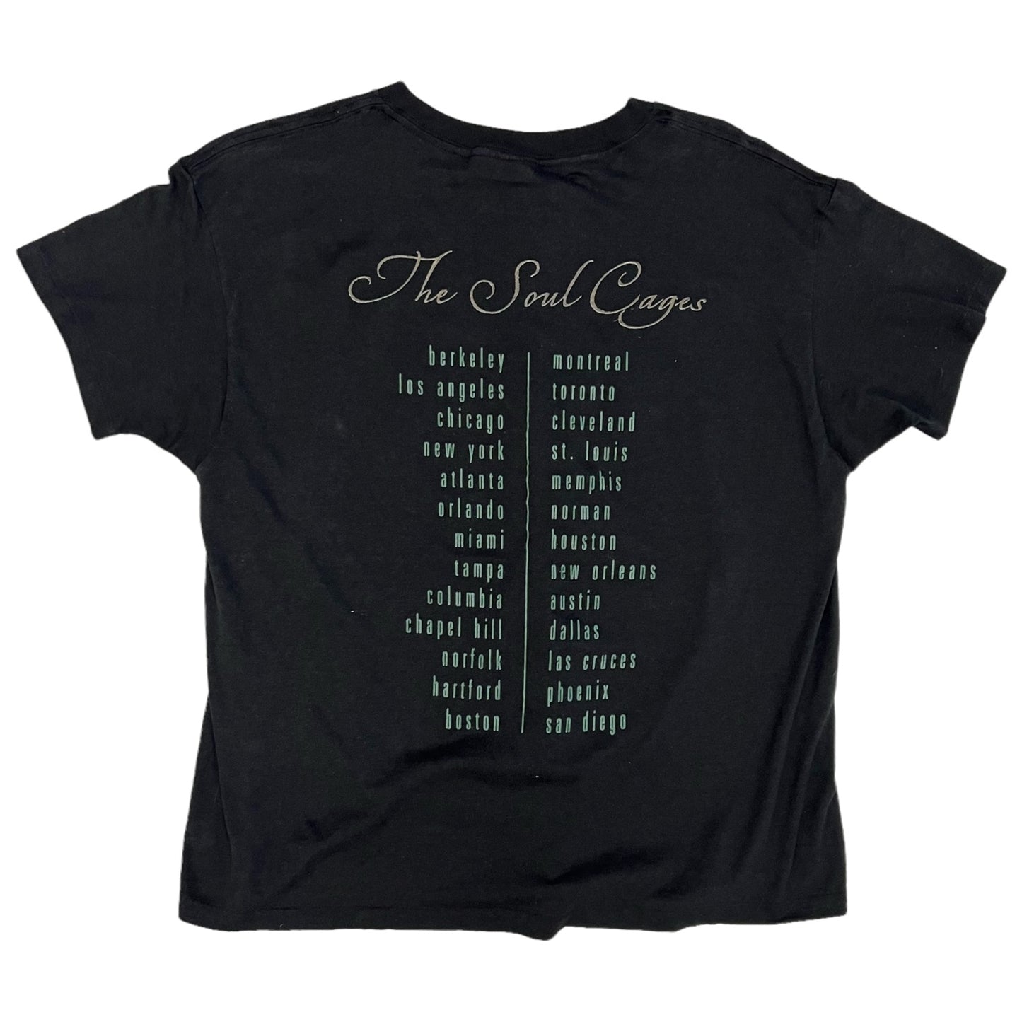 1991 STING THE SOUL CAGES BAND TOUR TEE