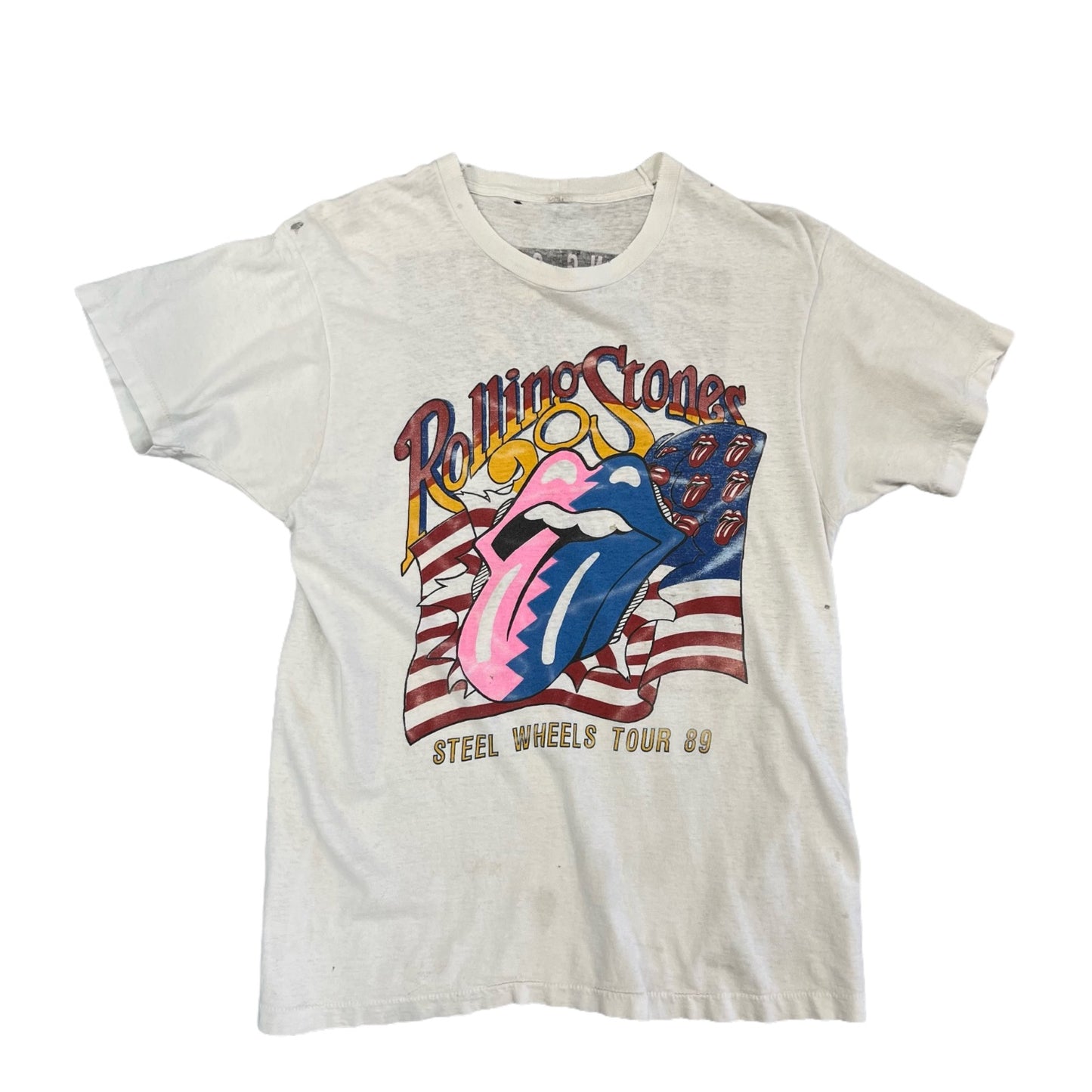 1989 Rolling Stones staalwiele toer tee