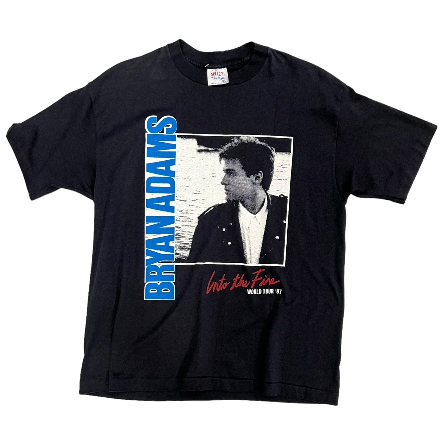 1987 Bryan Adams into the fire WORLD TOUR vintage tee