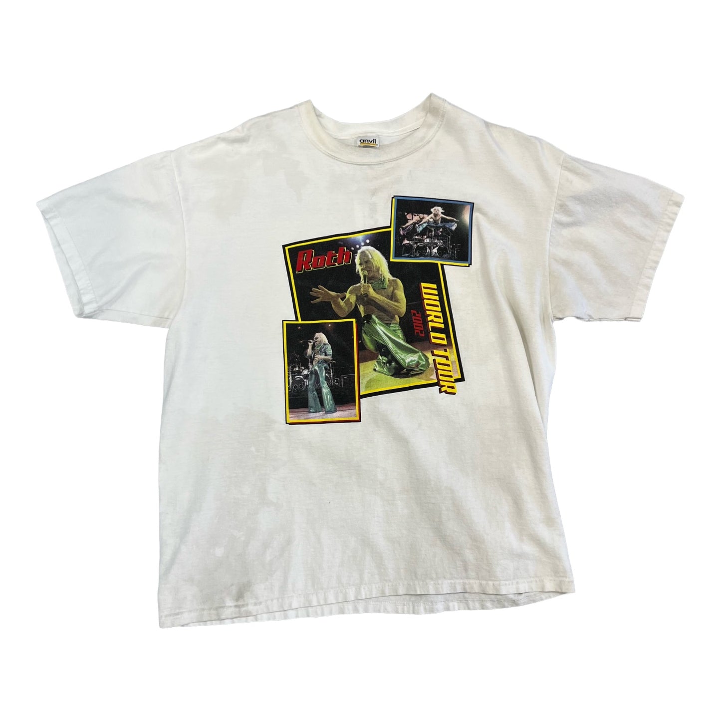 2002 David Lee Roth World Tour Rock Tee