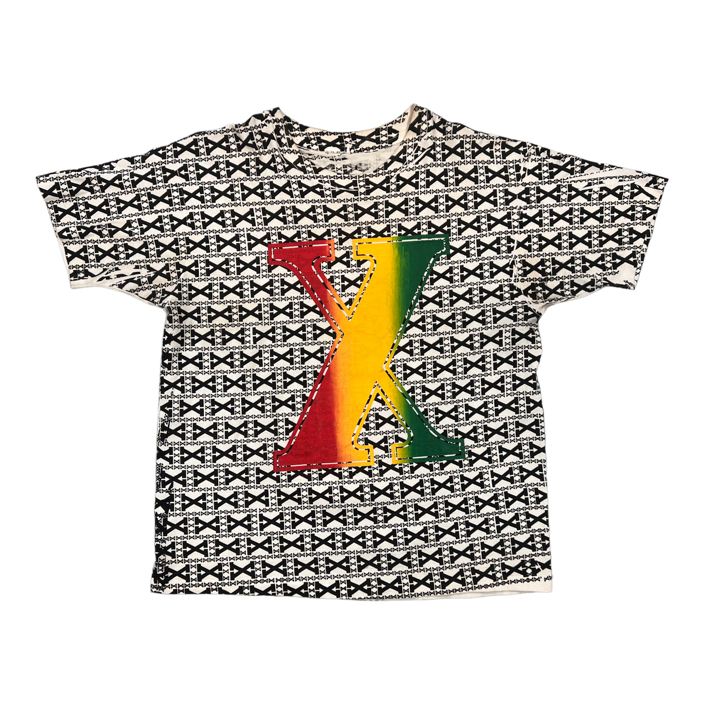 1990's Malcolm X All Over Print Shirt
