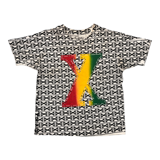 1990's Malcolm X All Over Print Shirt