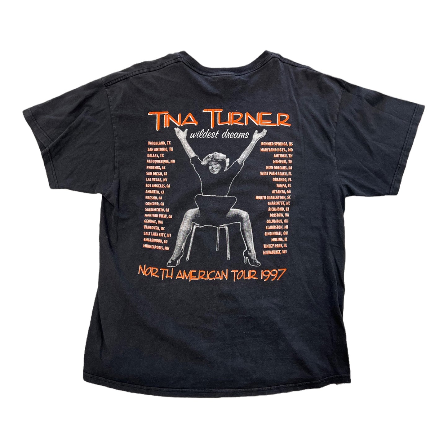 1997 Tina Turner Wildest Dreams Tour Tee