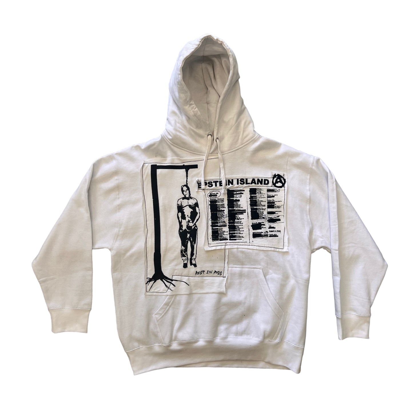 P.K.L Epstein Island Hoodie (White)