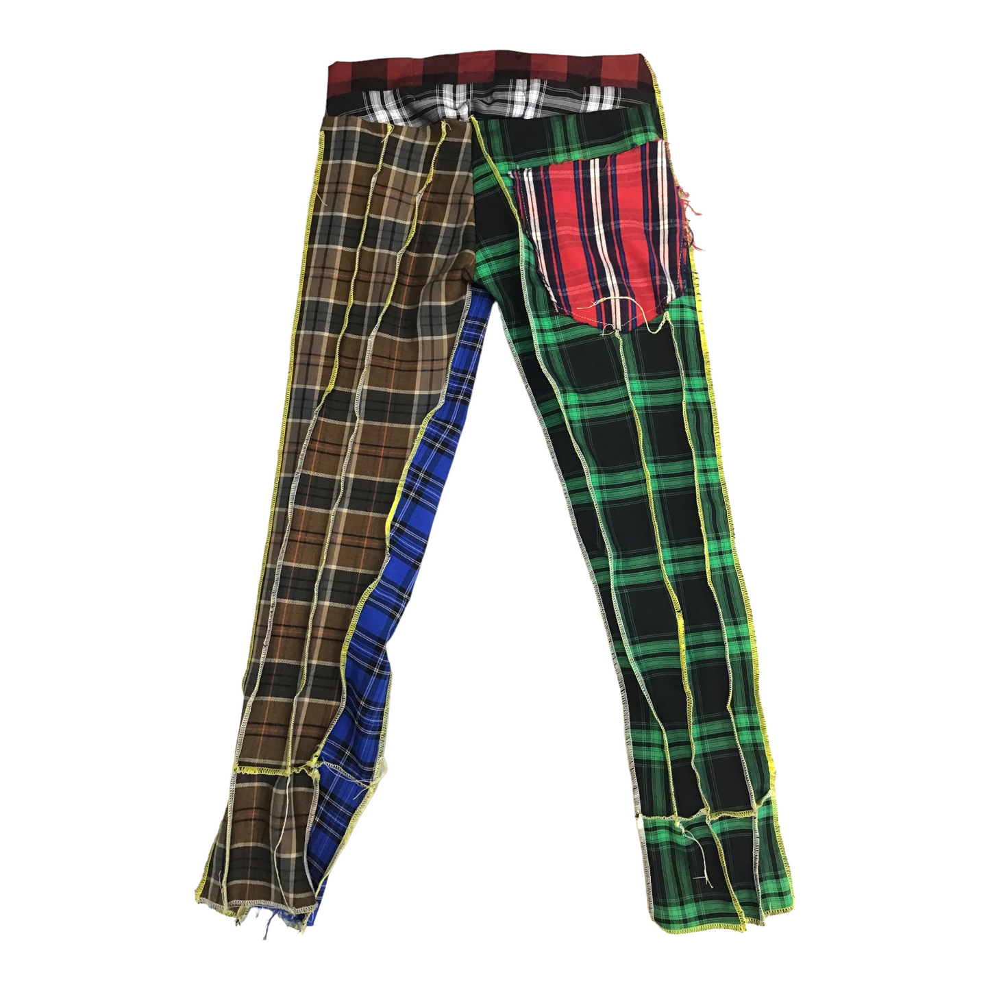 Haus of Chapo Overlock plaid trousers