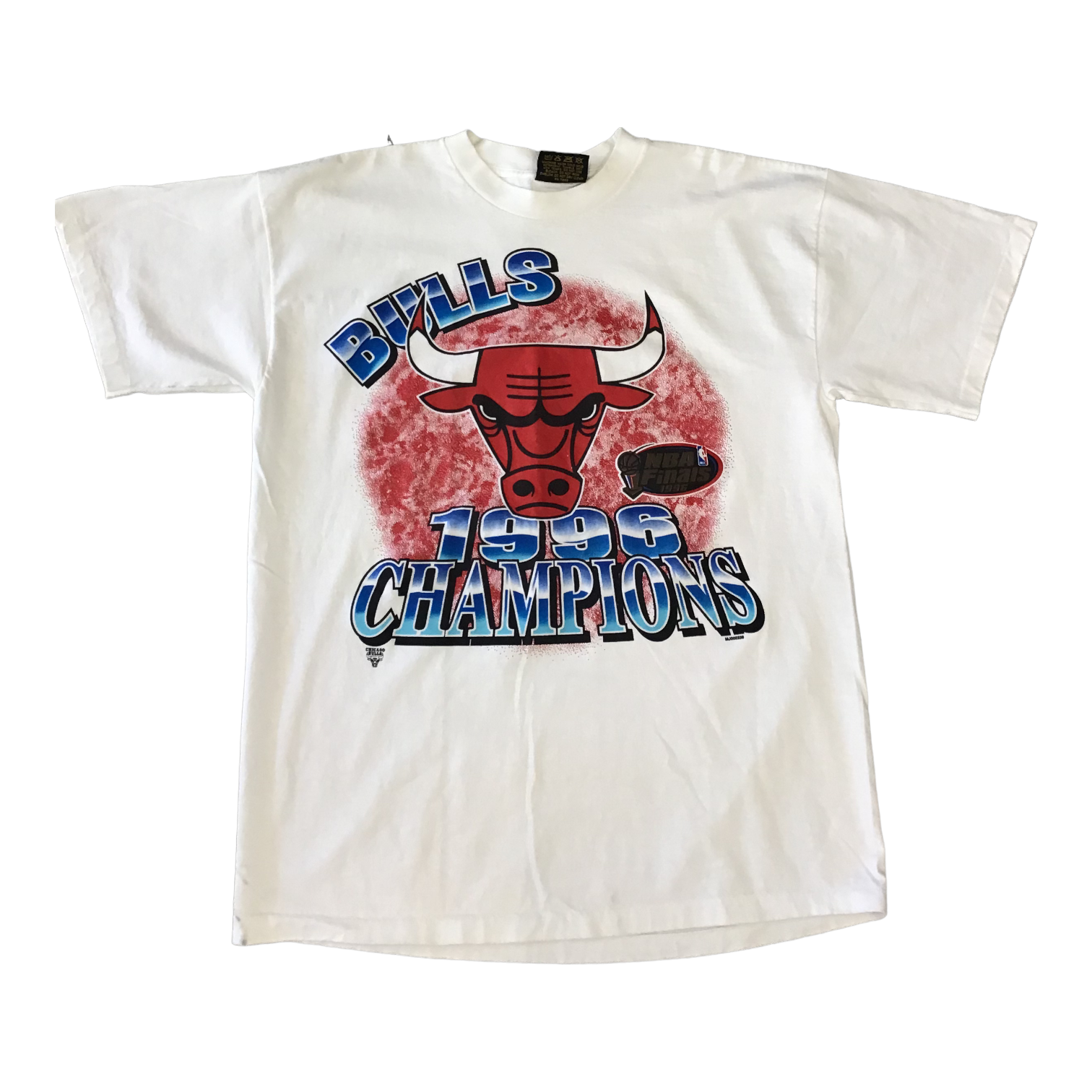 1996 bulls championship hot sale shirt