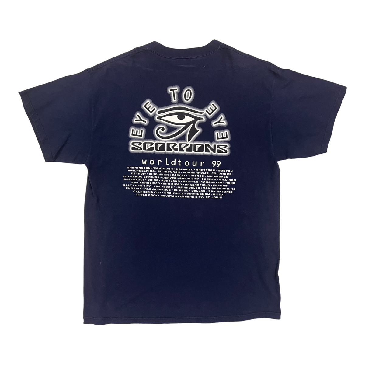 1999 Scorpions "Eye to Eye" Vintage Tour shirt