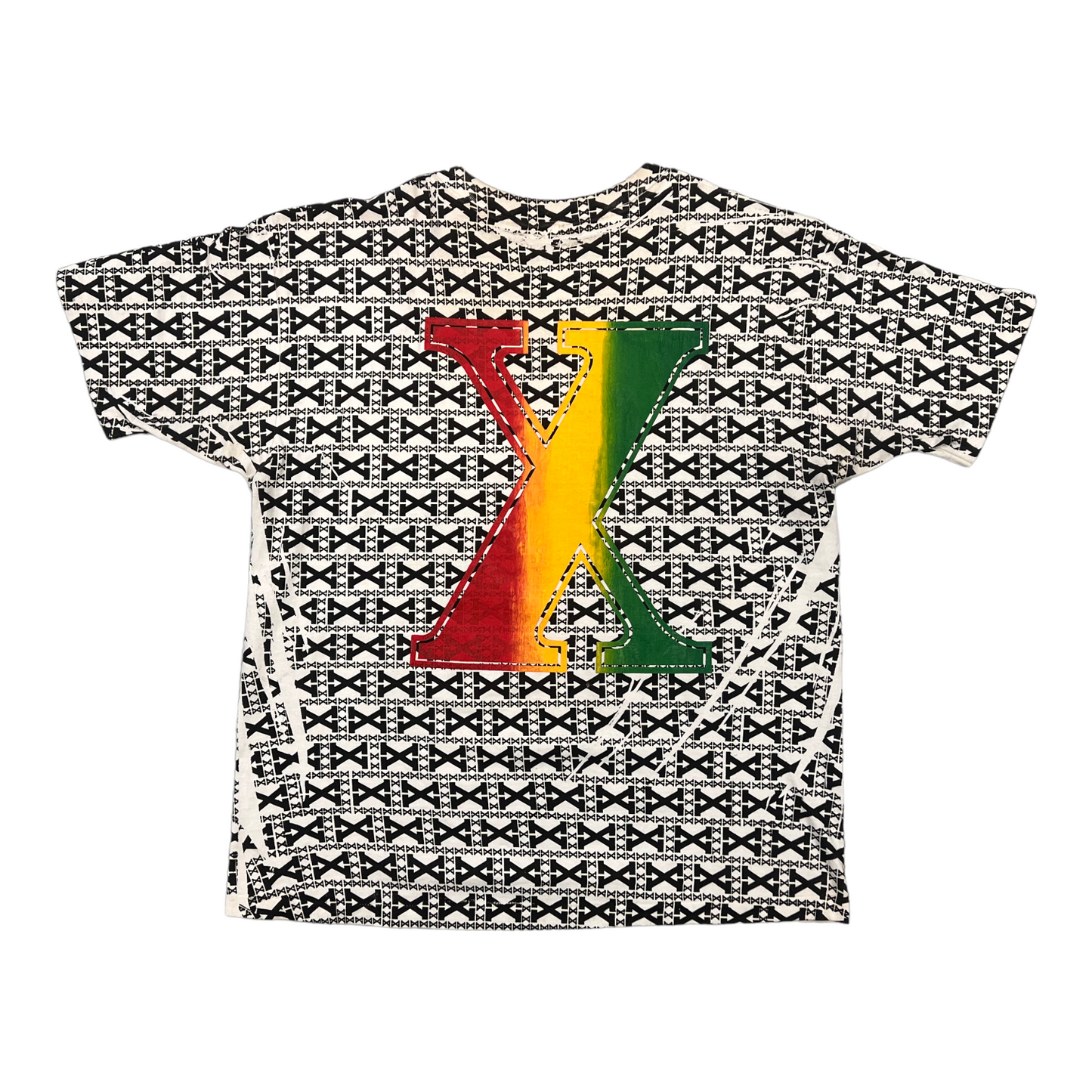 1990's Malcolm X All Over Print Shirt