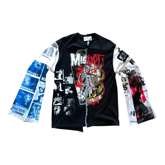 Misfits Slipknot custom long sleeve (cut + Print+ sew) L