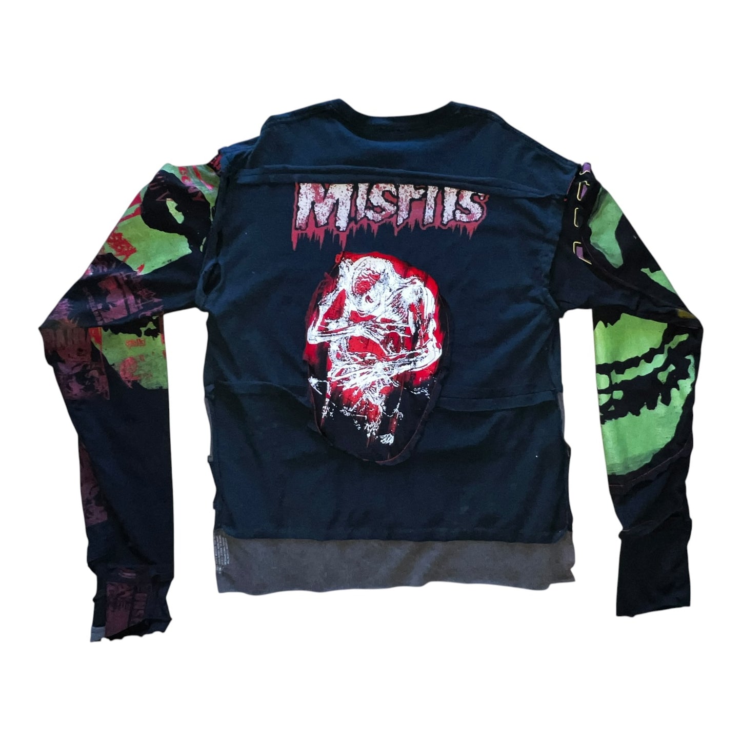 Misfits Split Custom Long Sleeve (cut + Print+ sew) M