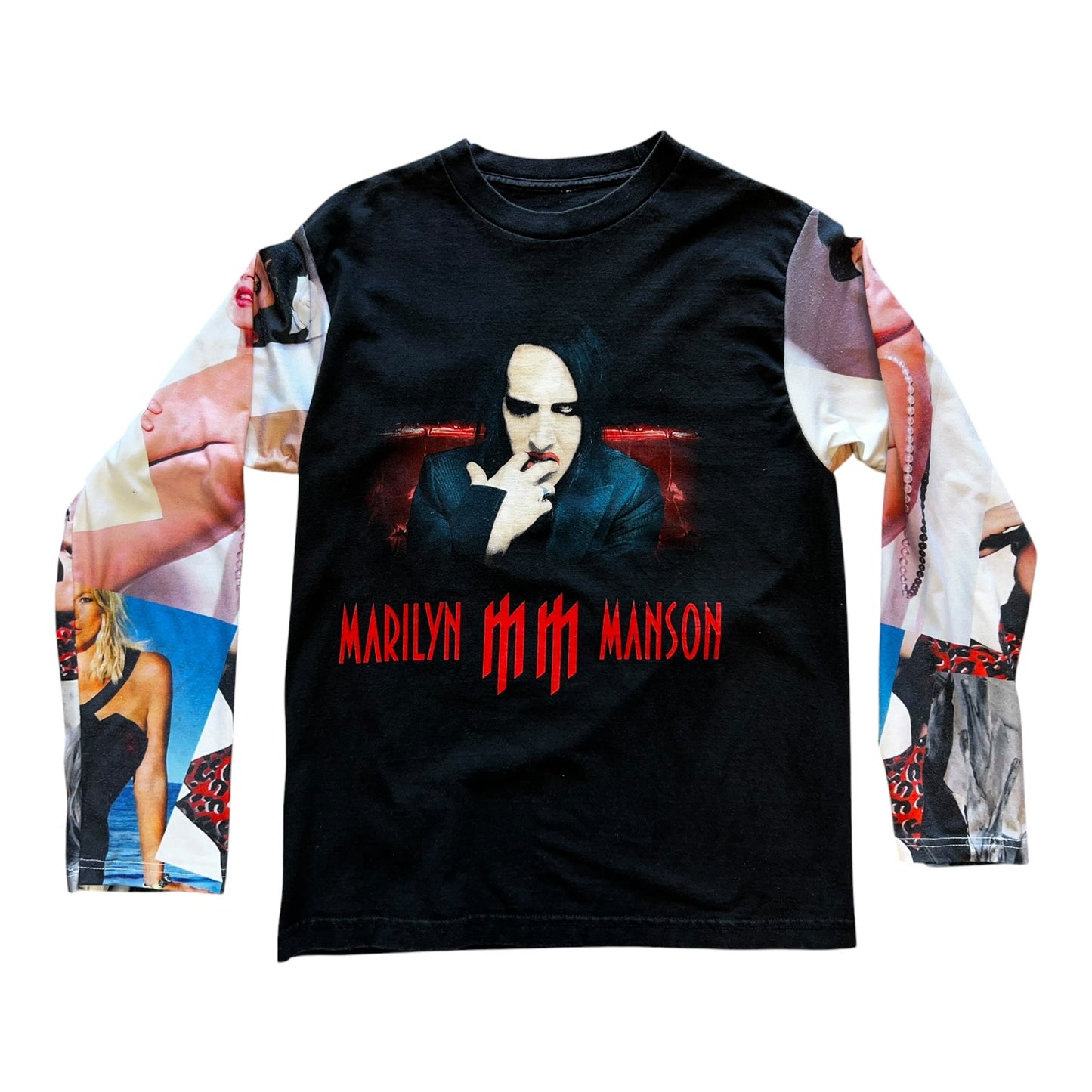 Marilyn Manson Custom Long Sleeve (cut + Print+ sew) S