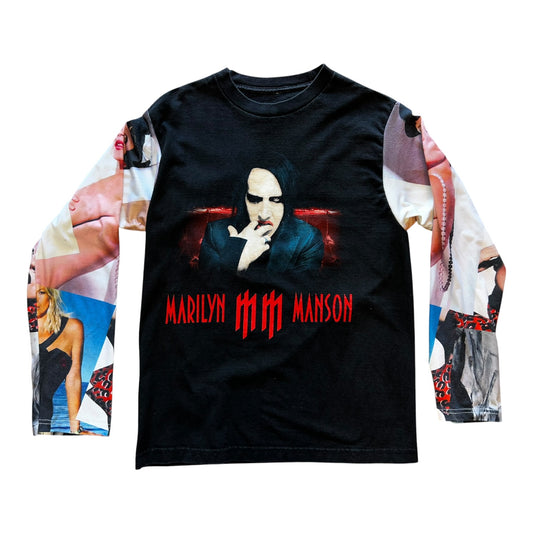 Marilyn Manson Custom Long Sleeve (cut + Print+ sew) S