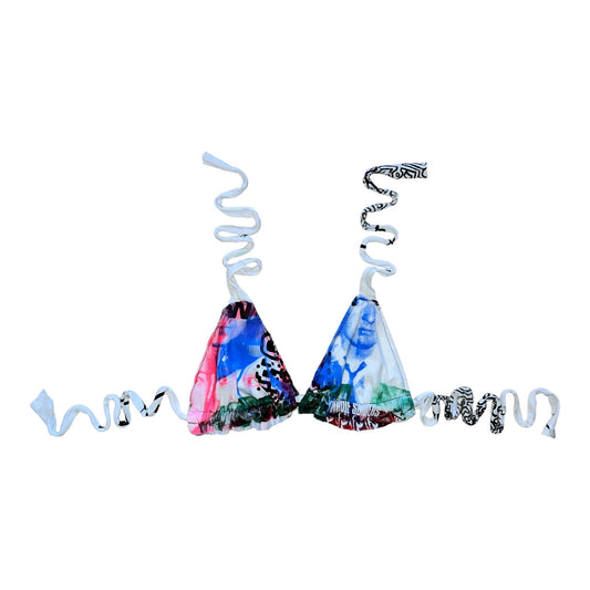 Reversible punk bikini top