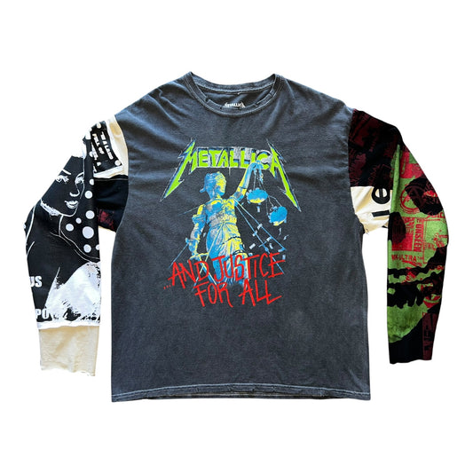 Metallica custom long sleeve (cut + Print+ sew) L