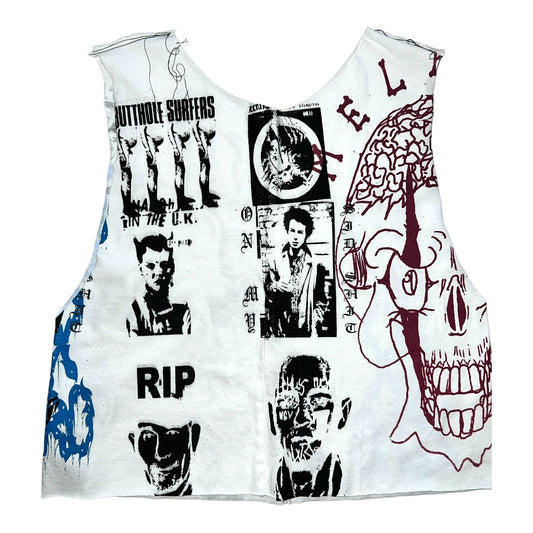 Hollywood punk cropped tank