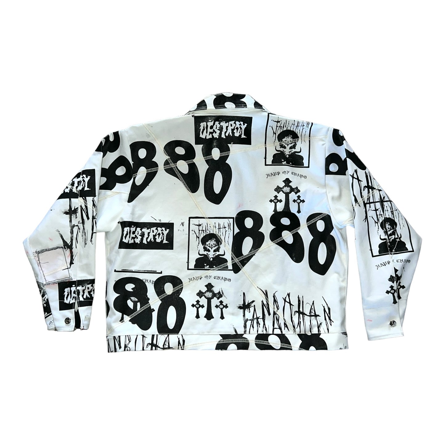 Destroy white canvas Jacket